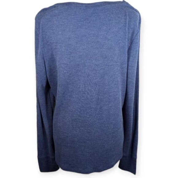 FADED GLORY BLUE HENLEY SZ.XXL EUC. - Picture 2 of 3